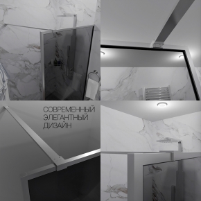 Инфографика 5 SHOWER GLASS GK-24-10мм хром блестящий стекло графитовое толщина 10_0