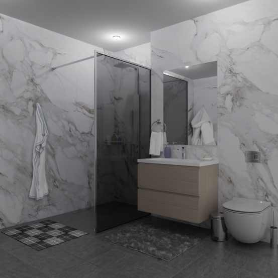 Душевая перегородка SHOWER GLASS GK-24-8мм