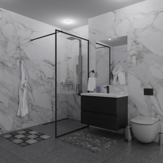 Душевая перегородка SHOWER GLASS GK-24-8мм