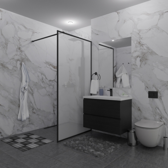 Душевая перегородка SHOWER GLASS GK-24-8мм