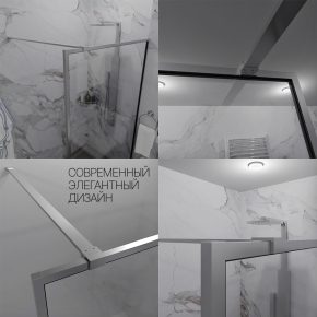 Инфографика 5 SHOWER GLASS GK-24-8мм хром блестящий стекло бесцветное толщина 8_0