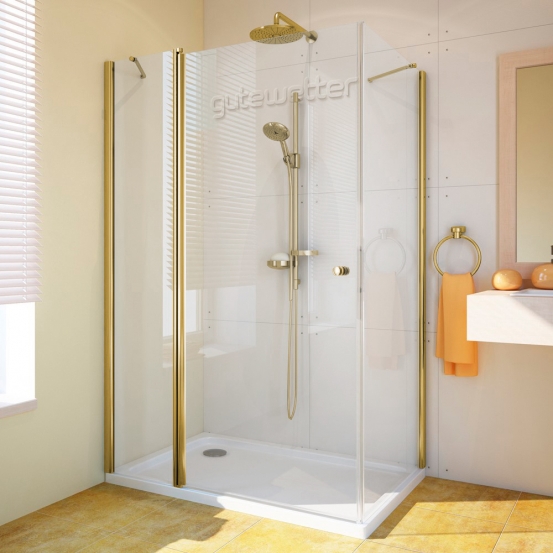 LUX RECTAN GK-603 золотой металлик стекло выбеленное