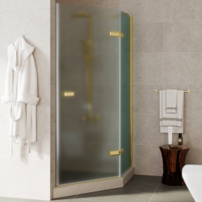 TREND DOOR GK-862AGP135ONE-03 золотой металлик стекло матовое