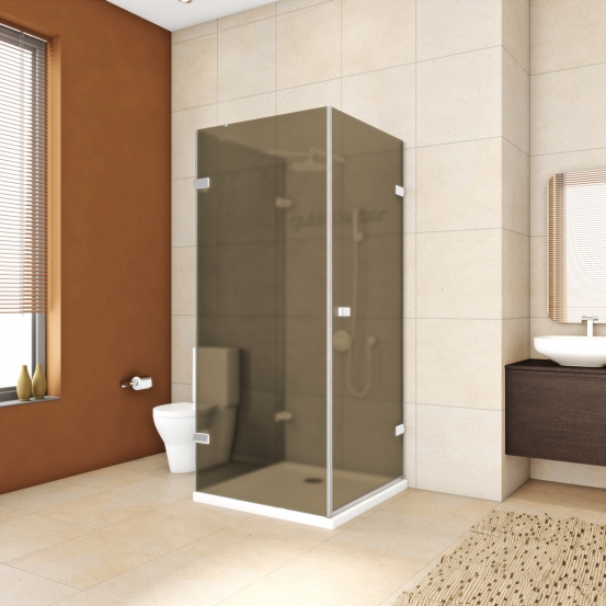 TREND SQUARE GK-863D белый матовый стекло бронзовое матовое