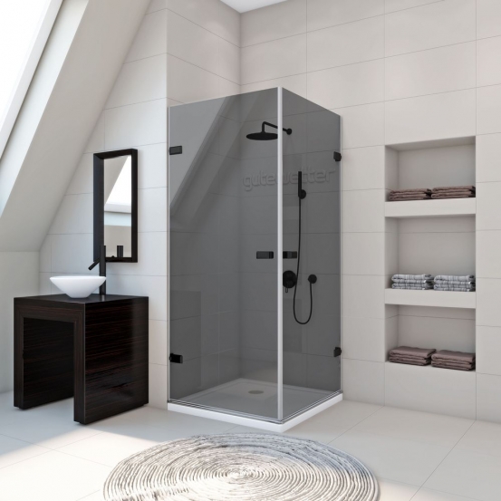 TREND RECTAN GK-862A черный матовый стекло графитовое