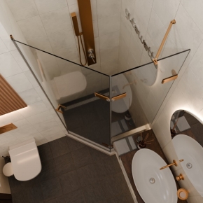 Дверь в душевую нишу TREND DOOR GK-862AG135ONE-01